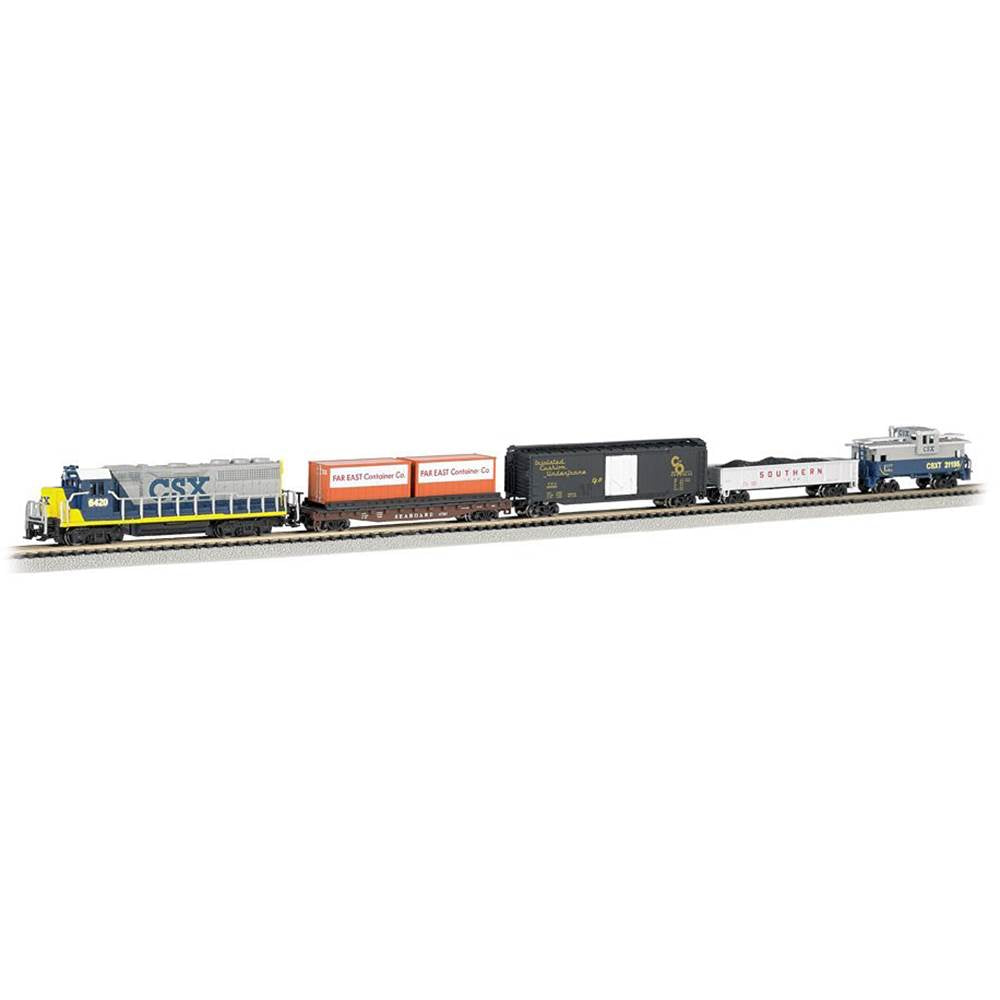 Bachmann Trains Freightmaster N Scale Ready-To-Run 60-Piece Train Set (Open Box)