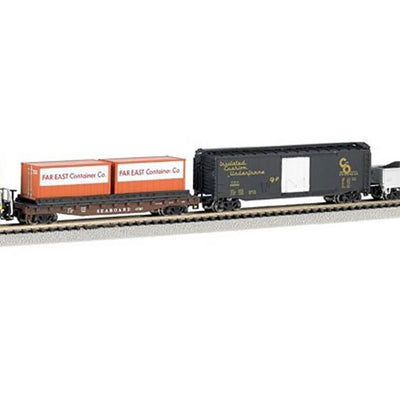 Bachmann Trains Freightmaster N Scale Ready-To-Run 60 Pc Train Set (For Parts)