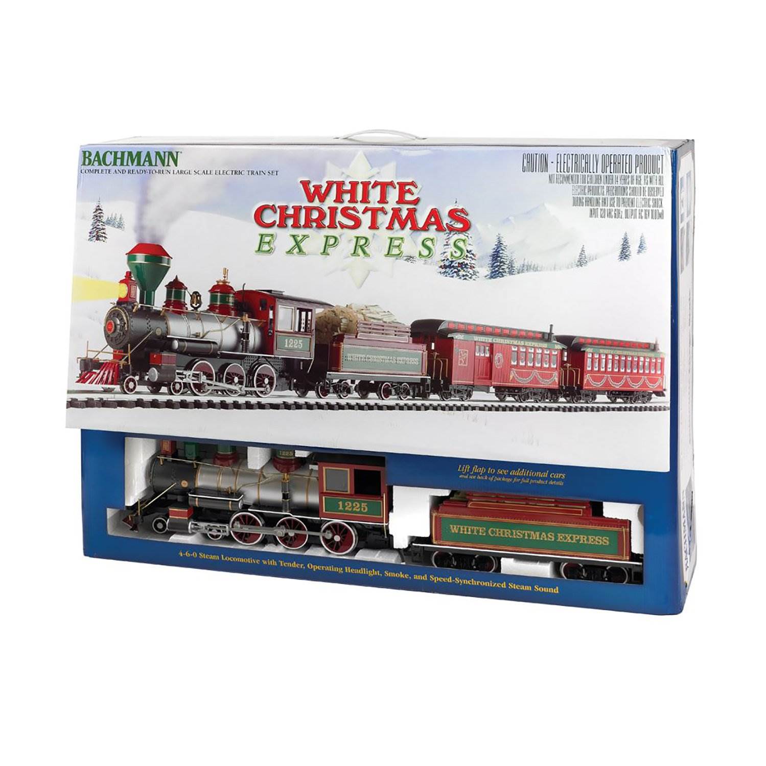 Bachmann Trains White Christmas Express Ready-To-Run Train Set | 90076-BT