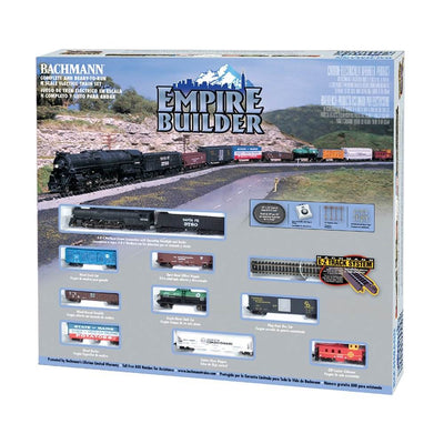 Bachmann Trains Empire Builder N Scale Electric Train Set w/ Scenery (Open Box)