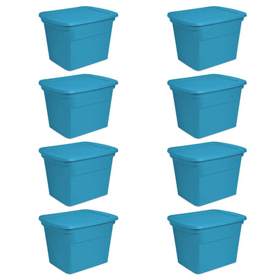 Sterilite 18 Gallon Storage Tote (8 Pack) + 30 Gallon Storage Tote (6 Pack)