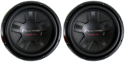 2) Pioneer 12 Inch 2800 Watt Subwoofer Car Audio Power 4-Ohm SVC Sub | TS-W311S4