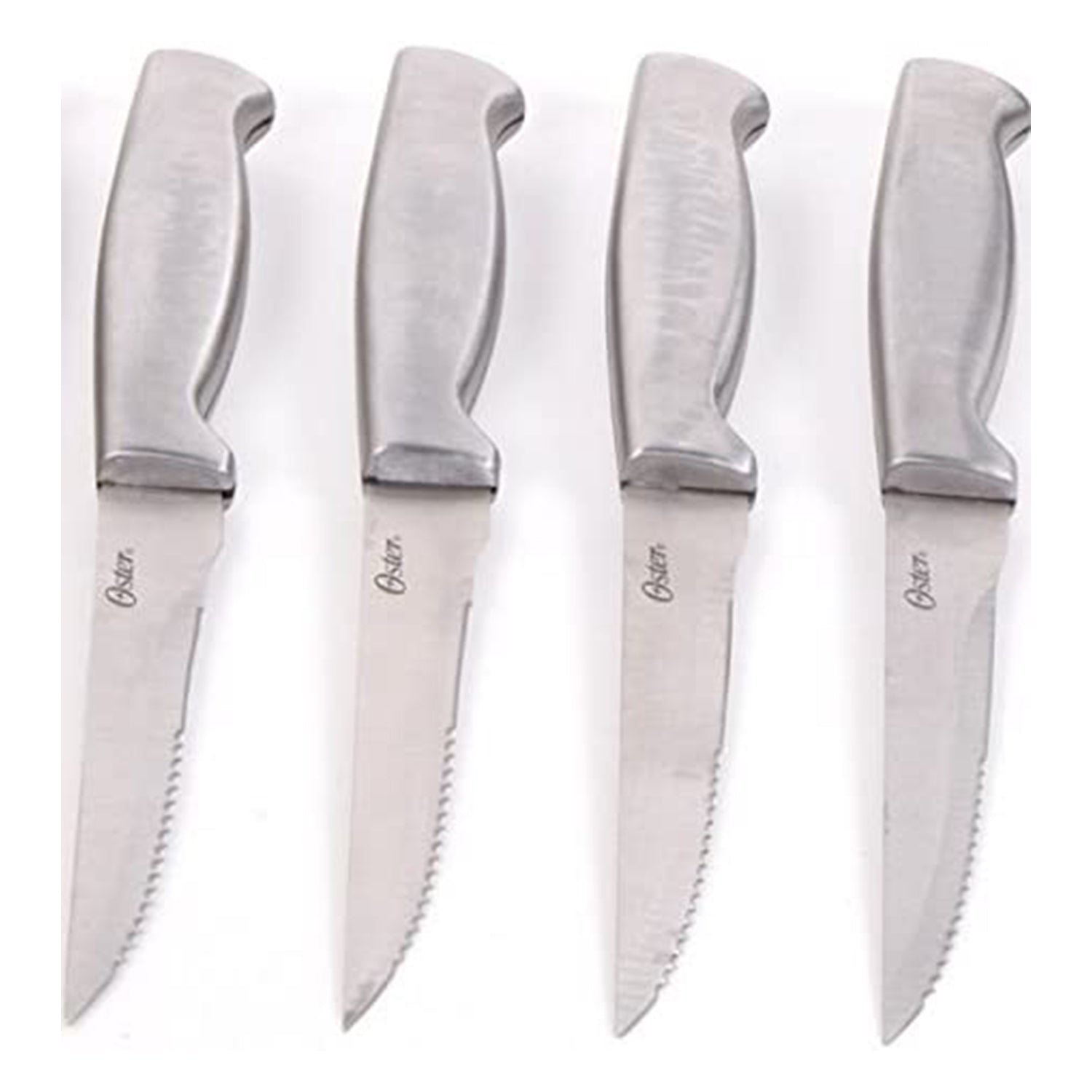 Oster Baldwyn 22 Piece Stainless Steel Kitchen Knife Cutlery Set, Brushed Satin - VMInnovations