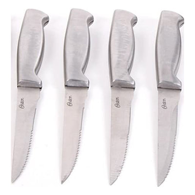 Oster Baldwyn 22 Pc Stainless Steel Knife Cutlery Set, Brushed Satin (Open Box)