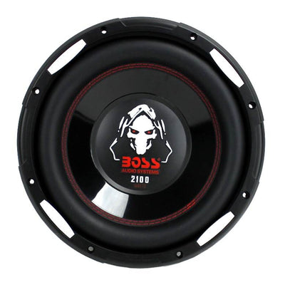 2 BOSS AUDIO P106DVC 10" 4200 Watt Car Subwoofers+AR4000D+Amp Kit+Vented Sub Box