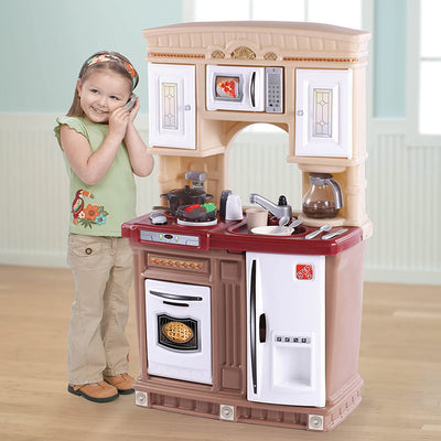 Step2 Lifestyle Fresh Accents Kids Kitchen Playset w/ Accessory Set (For Parts)