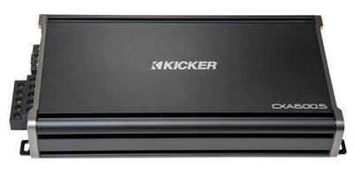 Kicker CXA600.5 1200W 5 Channel Car Amplifier 43CXA6005 + 4-Gauge Amp Kit+RCA