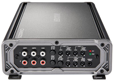 Kicker CXA600.5 1200W 5 Channel Car Amplifier 43CXA6005 + 4-Gauge Amp Kit+RCA