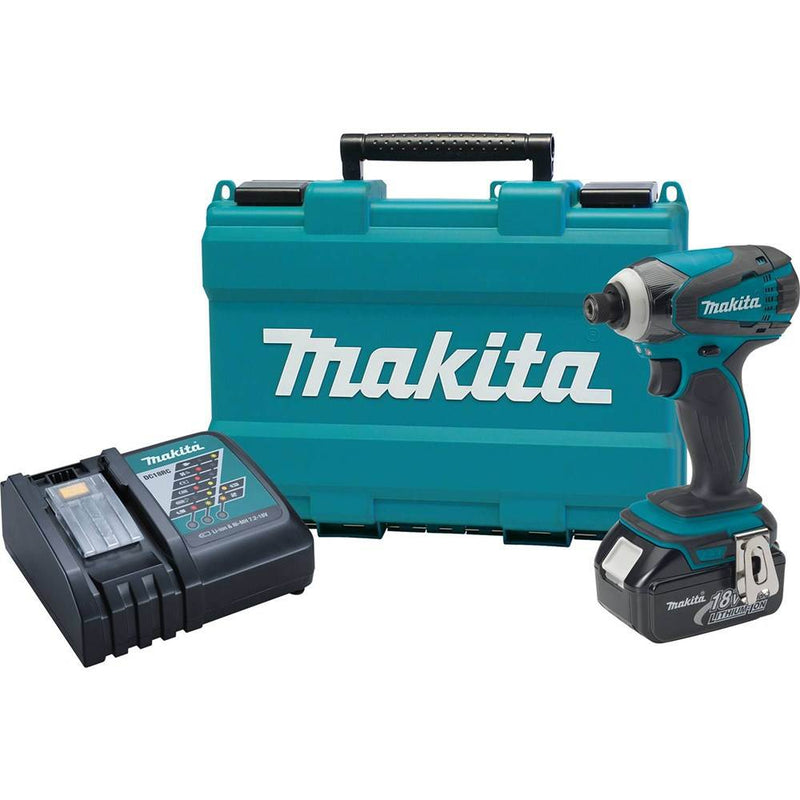 Makita 18V LXT Lithium-Ion Impact Driver Kit + Cordless Upright Shop Vacuum