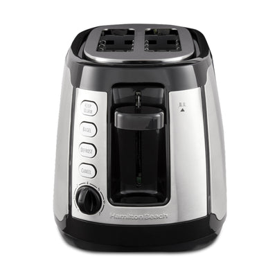 Hamilton Beach Warm 2-Slice Toaster with 8 Toast Settings | Silver (Open Box)