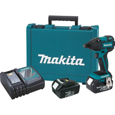 Makita 18-Volt Lithium-Ion Impact Driver Kit + 18-Volt 1.125 inch Recipro Saw