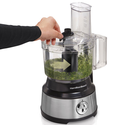 Hamilton Beach Bowl Scraper Food Processor 10-Cup 2-Speed 450 Amps (Open Box)