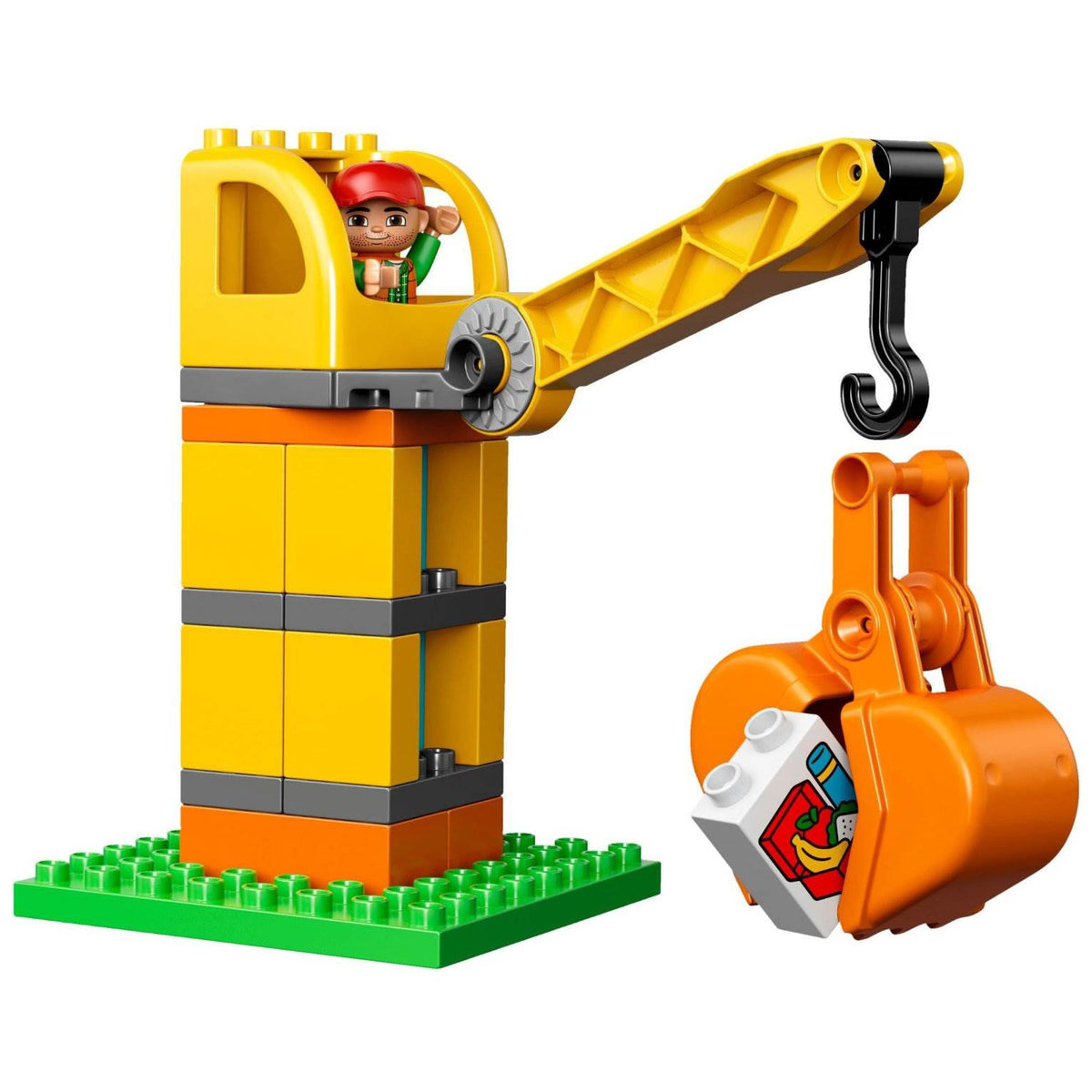 LEGO Duplo Construction Site Building Blocks for Ages 2-5, 67 Pieces (Open Box)