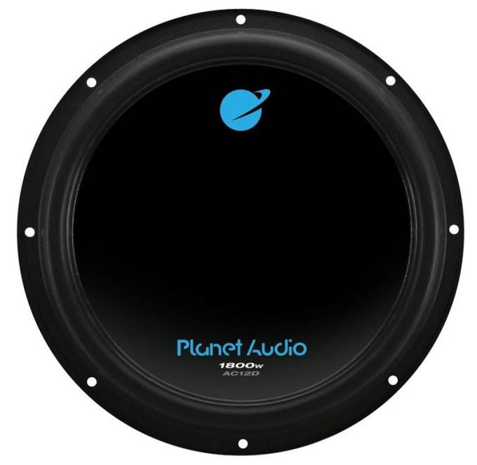 Planet Audio AC12D 12" 3600W 4 Ohm DVC Car Subwoofer Pair w/ Dual Sub Enclosure - VMInnovations