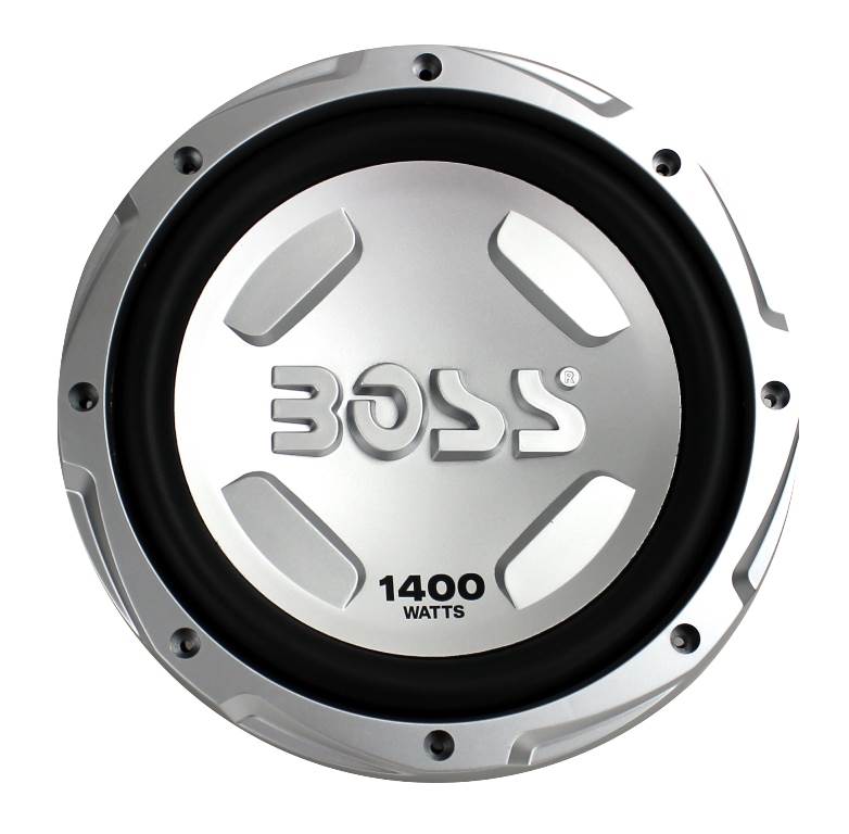 Boss Chaos 12" 1400 Watt Power Subwoofer 4 Ohm and 12" Sealed Sub Box Enclosure - VMInnovations
