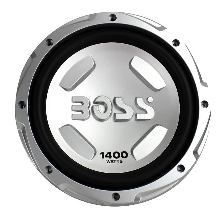 Boss Chaos 12" 1400 Watt Power Subwoofer 4 Ohm and 12" Sealed Sub Box Enclosure