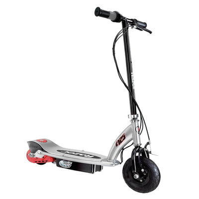 Razor E125 Kids Motorized 24V Electric Ride-On Scooter w/ Helmet & Pads, Black