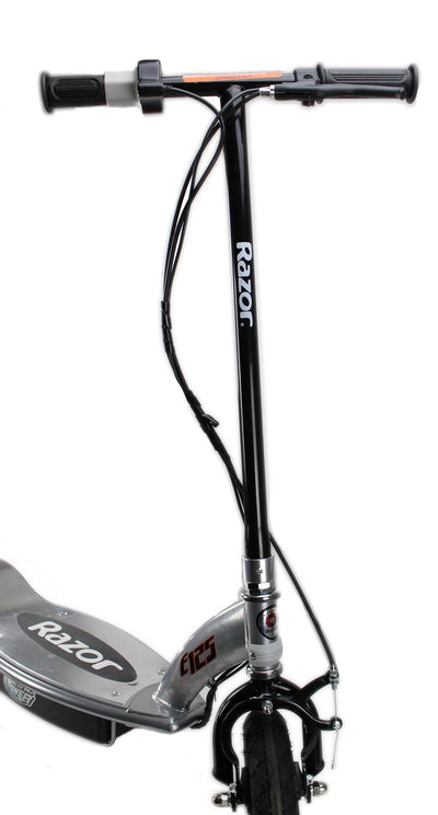 Razor E125 Kids Motorized 24V Electric Ride-On Scooter w/ Youth Helmet, Black