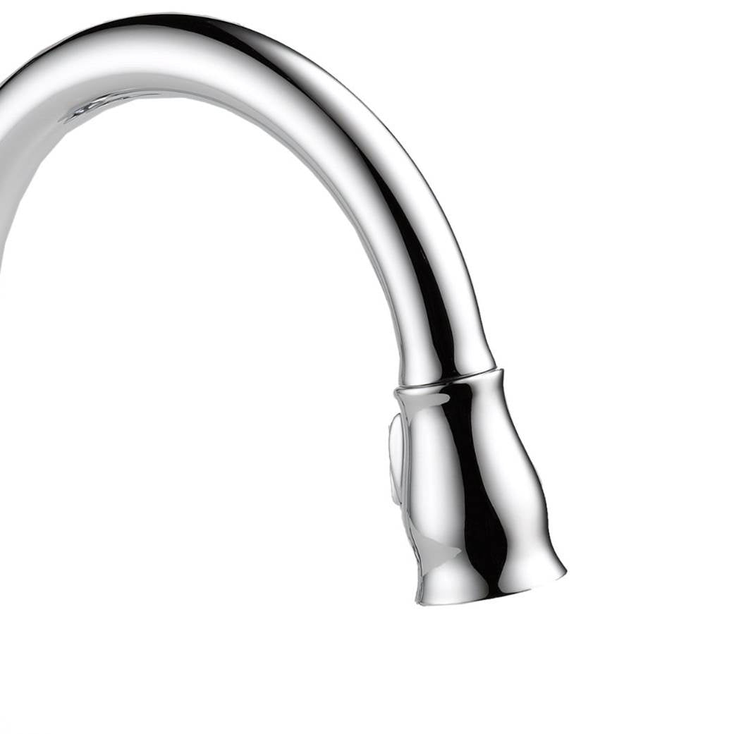 Delta Single Handle Pull-Down Leland Kitchen Sink Faucet, Chrome (Open Box)