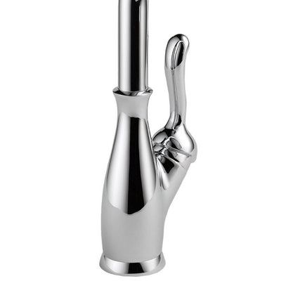 Delta Single Handle Pull-Down Leland Kitchen Sink Faucet, Chrome (Open Box)
