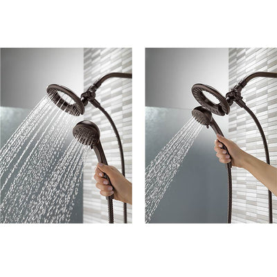Delta In2ition 2-In-1 Arm Mount Shower Head Oil Rubbed Venetian (Open Box)