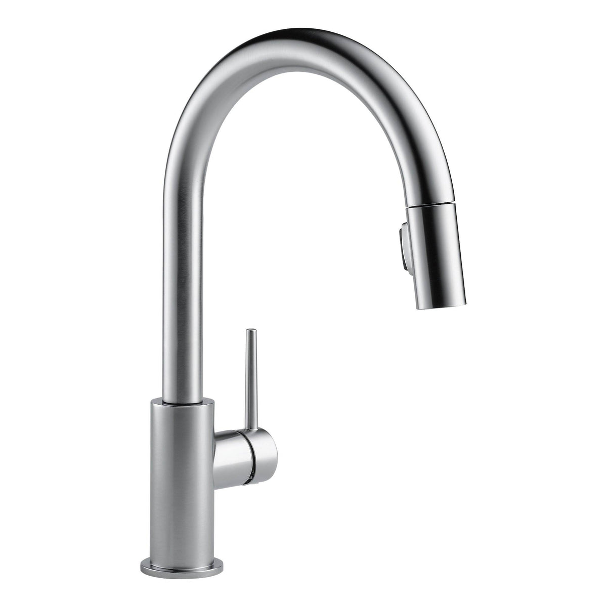 Delta Single Handle Trinsic Kitchen Sink Faucet, Arctic Stainless (Used)