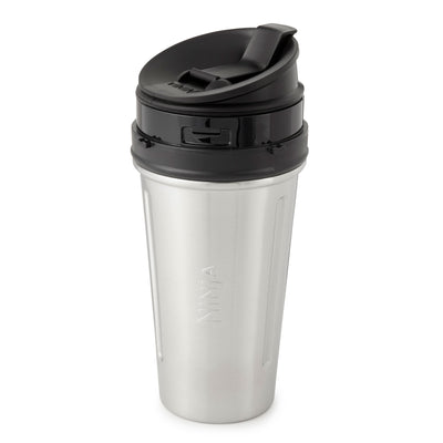 Ninja 24-Ounce Stainless Steel Nutri Ninja Cup with Sip & Seal Lid (Open Box)