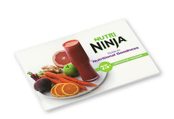 Ninja 75+ Recipe Nutri Ninja Guide to Nutritional Goodness Cook Book (Open Box)