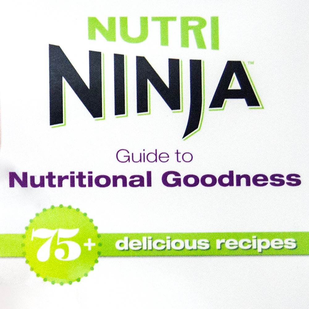 Ninja 75+ Recipe Nutri Ninja Guide to Nutritional Goodness Cook Book (Open Box)