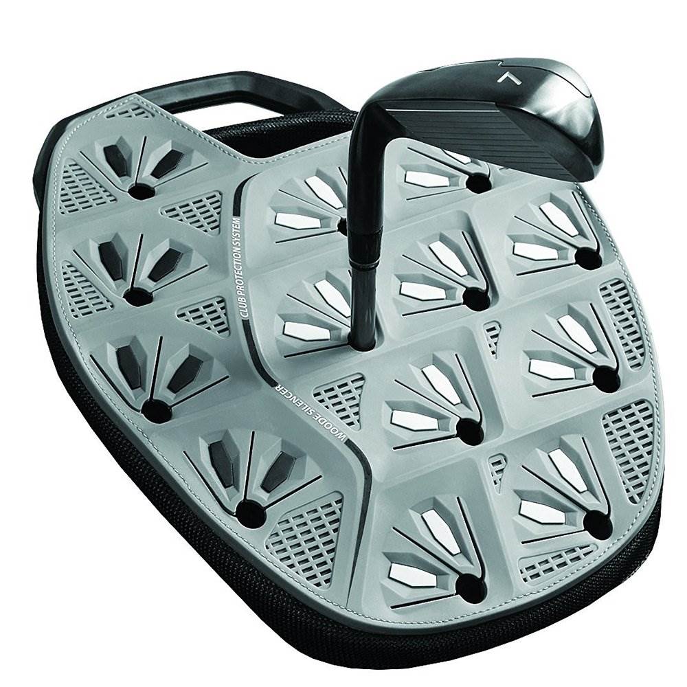 Ogio Silencer Stand Protective & Quiet Golf Bag with 14-Way Top, Pewter (Used)