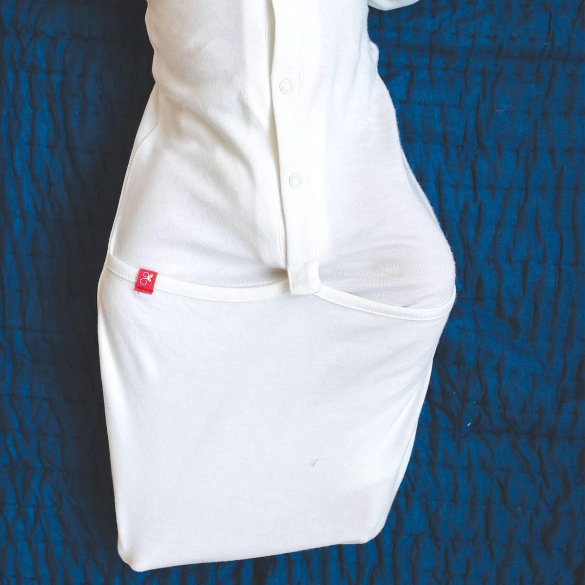 Goumikids Baby Sleeper Gown Organic Bamboo Sleepsack Pajama Clothes, 0-3M Cream - VMInnovations