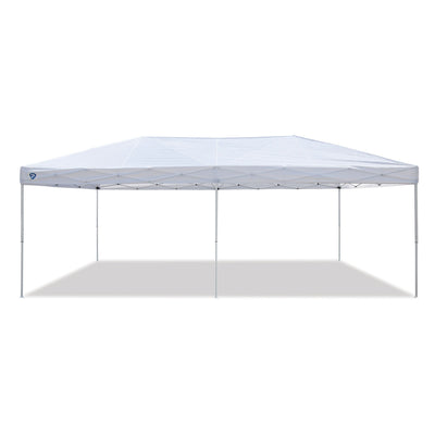 Z-Shade 20x10 Everest Instant Canopy Camping Tent, White (Certified Refurbished)