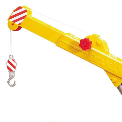 Bruder Toys MAN Yellow Crane Truck with 360-Degree Swiveling Crane (Open Box)