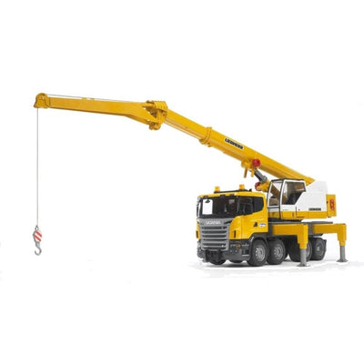 Bruder Toys Scania R-Series Liebherr Crane with Lights and Sound | 03570 (For Parts)