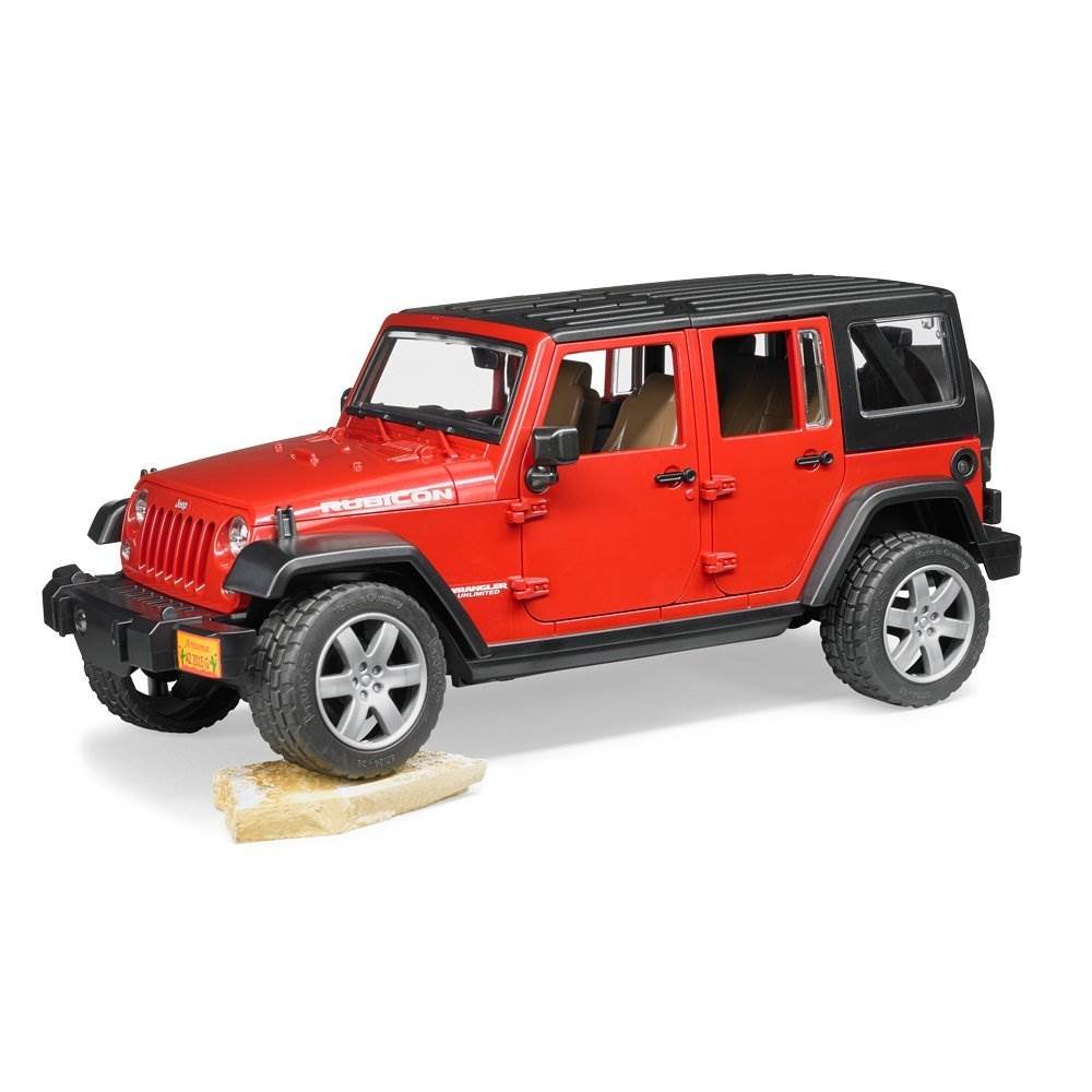 Bruder Toys Jeep Wrangler Unlimited Rubicon with Detachable Roof (Open Box)