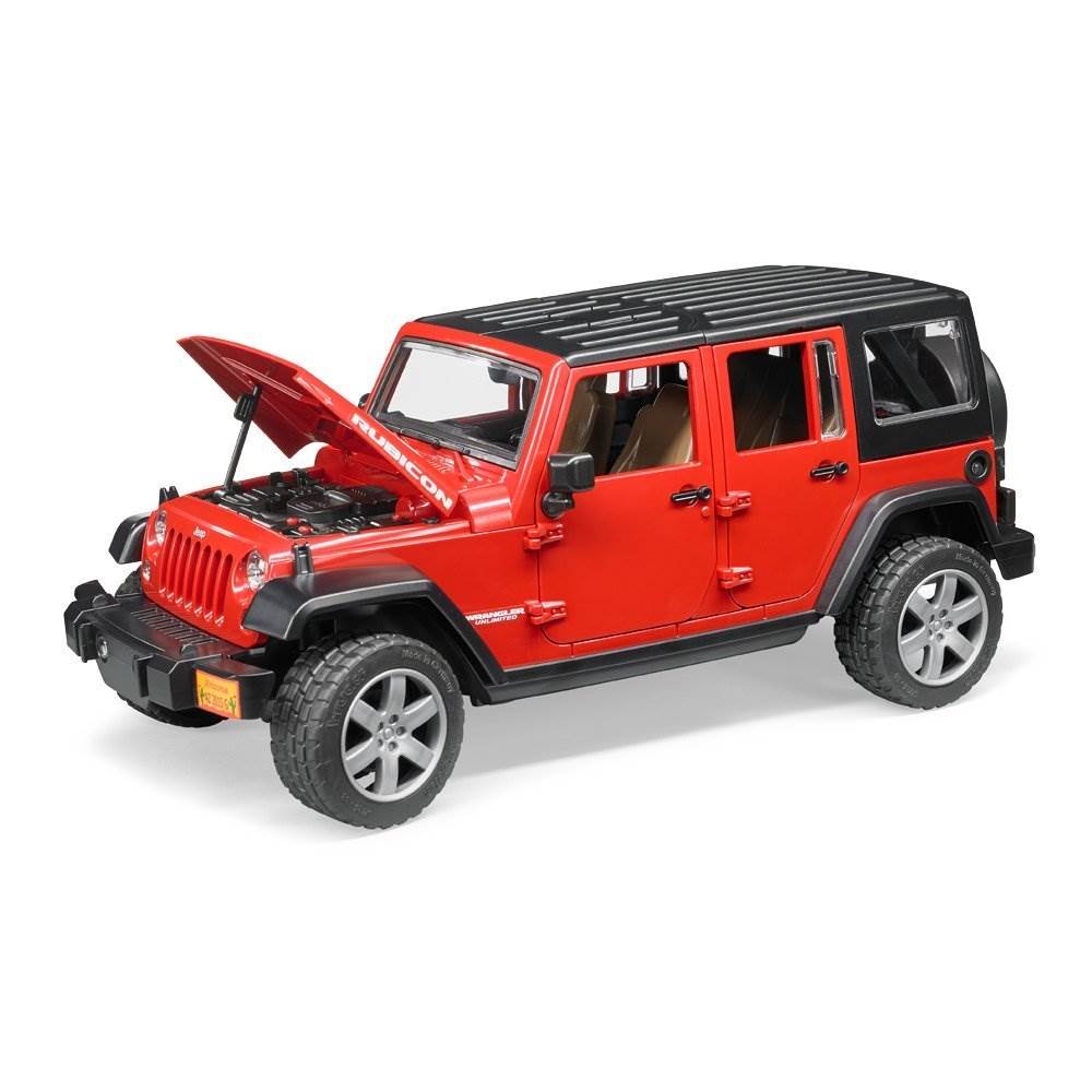 Bruder Toys Jeep Wrangler Unlimited Rubicon with Detachable Roof (Open Box)