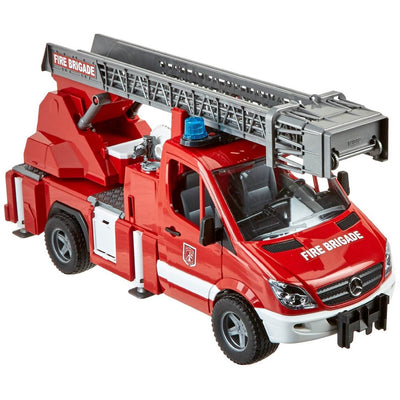 Bruder Toys Mercedes Benz Sprinter Fire Engine with Ladder/Lights (Open Box)
