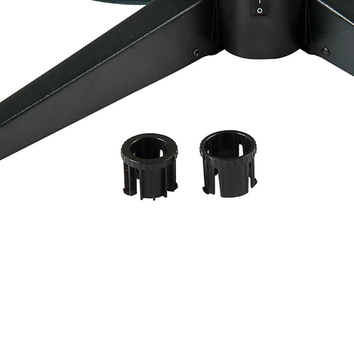 Home Heritage Rotating Christmas Tree Stand w/ Twinkly App Controlled RGB Lights