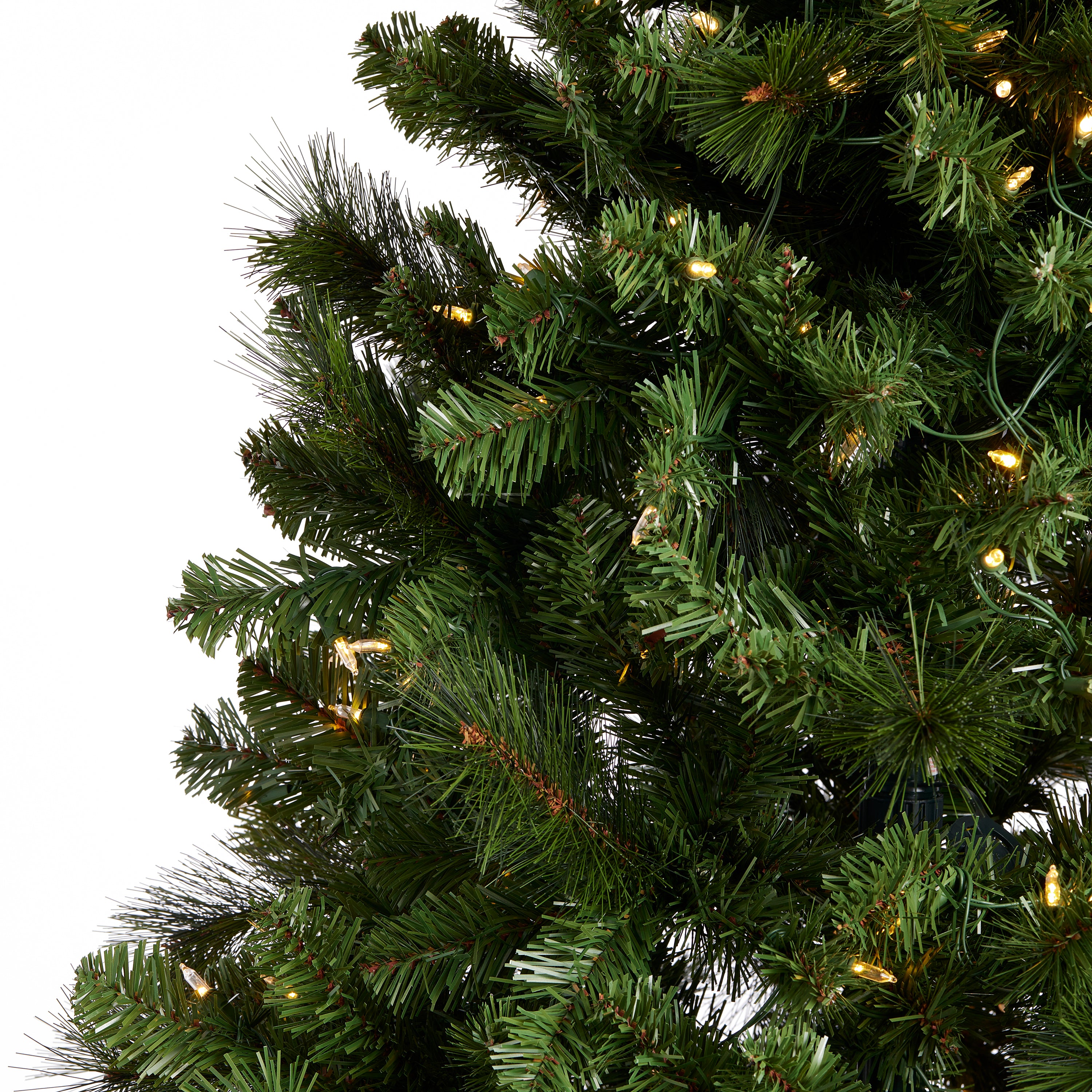 Home Heritage 7' Artificial Cascade Pine Christmas Tree w/ Changing Lights(Used) - VMInnovations