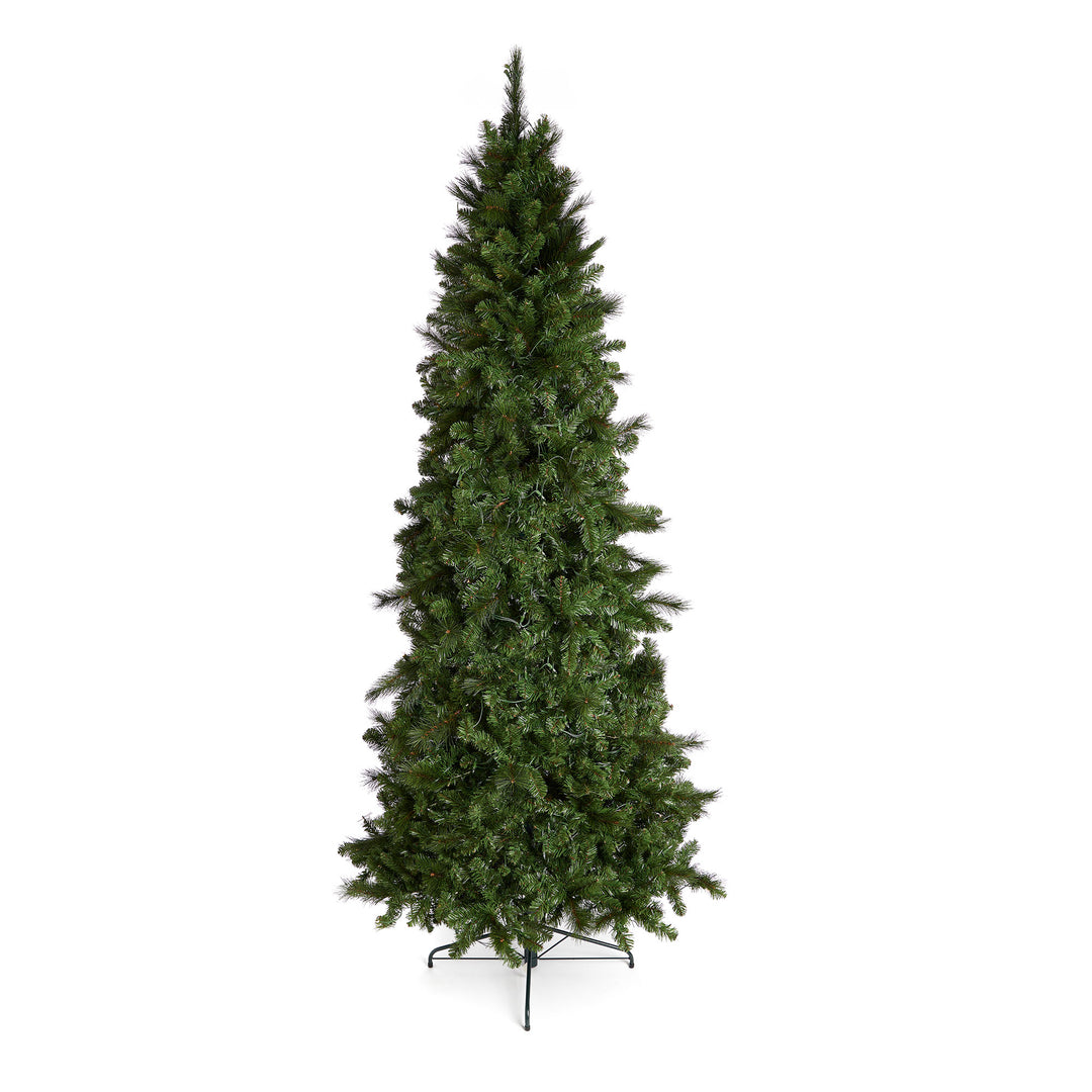 Home Heritage Cascade Quick Set 9 Foot 500 LED Pre-Lit Artificial Christmas Tree - VMInnovations