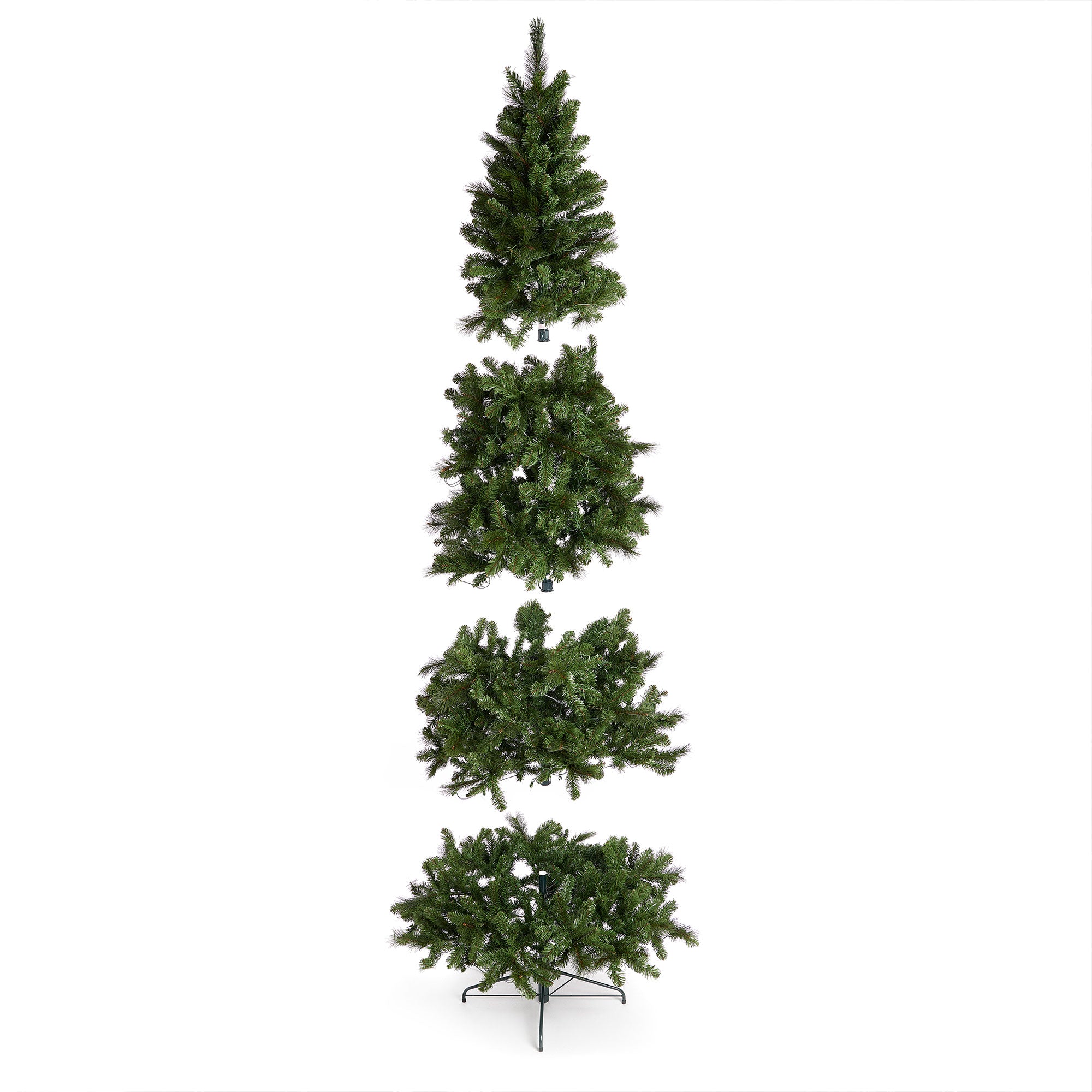 Home Heritage Cascade Quick Set 9 Foot 500 LED Pre-Lit Artificial Tree(Open Box) - VMInnovations