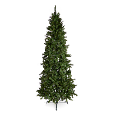 Home Heritage Pre-lit 60in Wreath + 9ft Artificial Cascade Pine Christmas Tree - VMInnovations