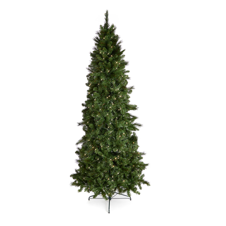 Home Heritage Cascade Quick Set 9 Foot 500 LED Pre-Lit Artificial Tree(Open Box)