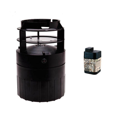 Moultrie Econo Plus Tripod Deer Feeder Kit + 6-Volt Rechargeable Safety Battery