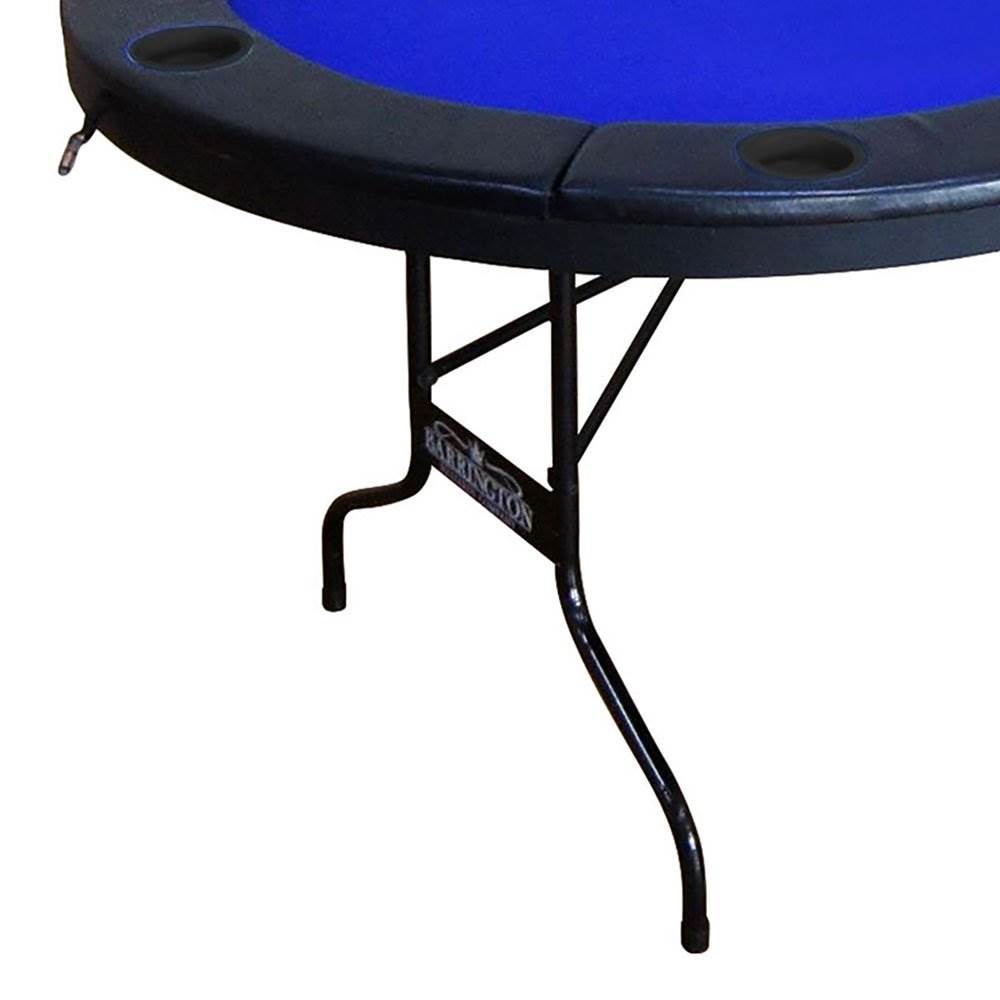 Barrington 10-Player Foldable Poker Table with Built-In Drink Holders (Open Box)