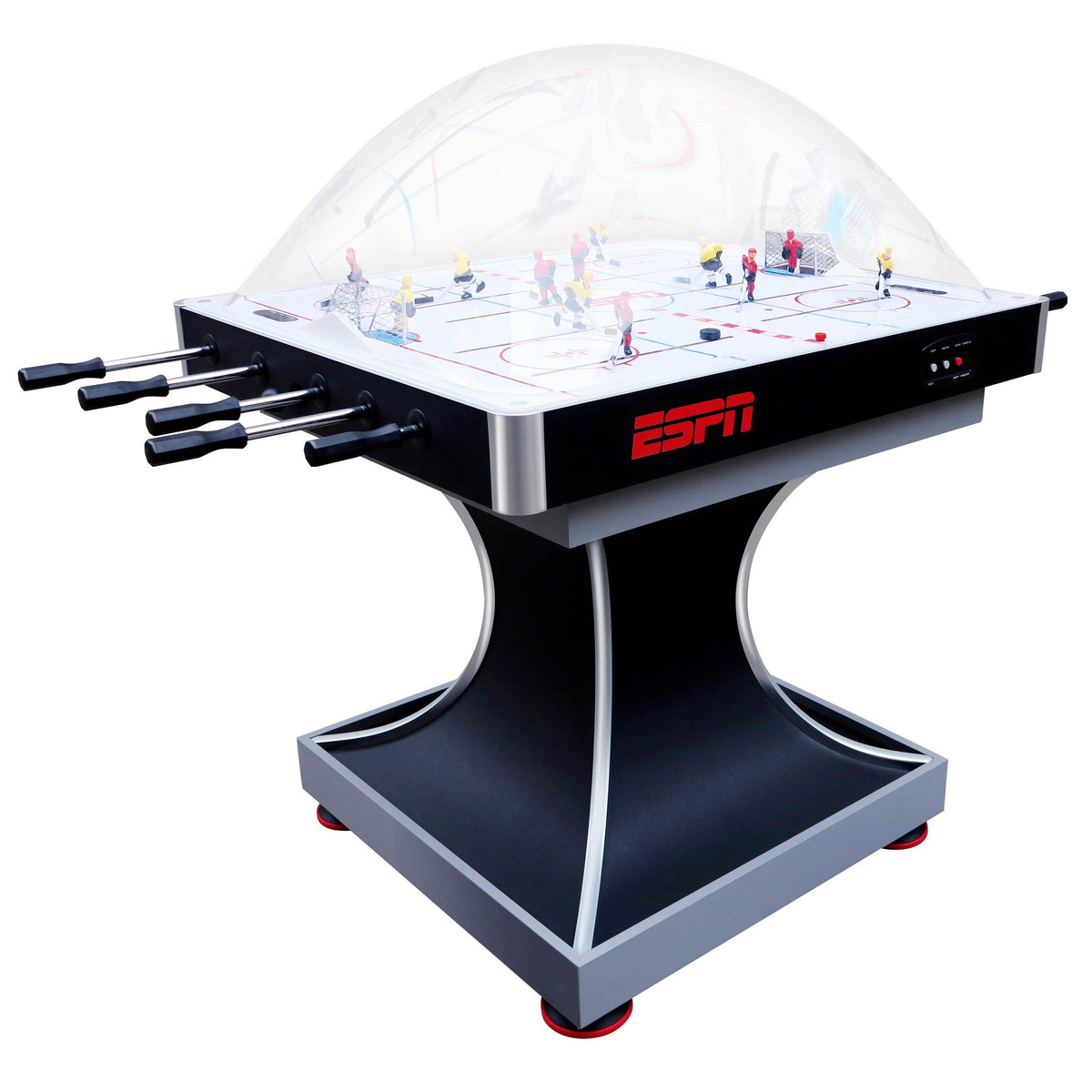 ESPN 2-Player Premium Dome Bubble Hockey Table w/ LED Scoring System (Open Box)
