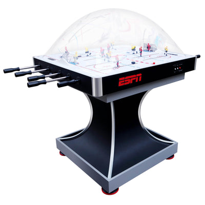 ESPN 2-Player Premium Dome Bubble Hockey Table w/ LED Scoring System (Open Box)