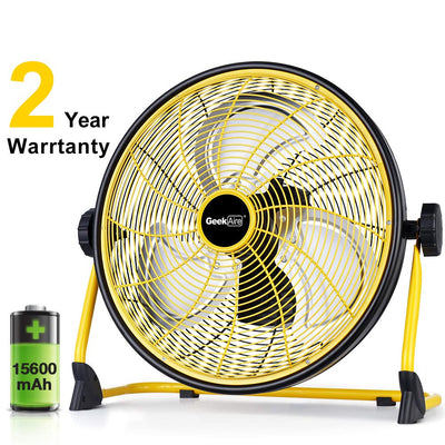 Geek Aire CF2 Outdoor Fan 16 Inch Cordless Rechargeable (Certified Refurbished)