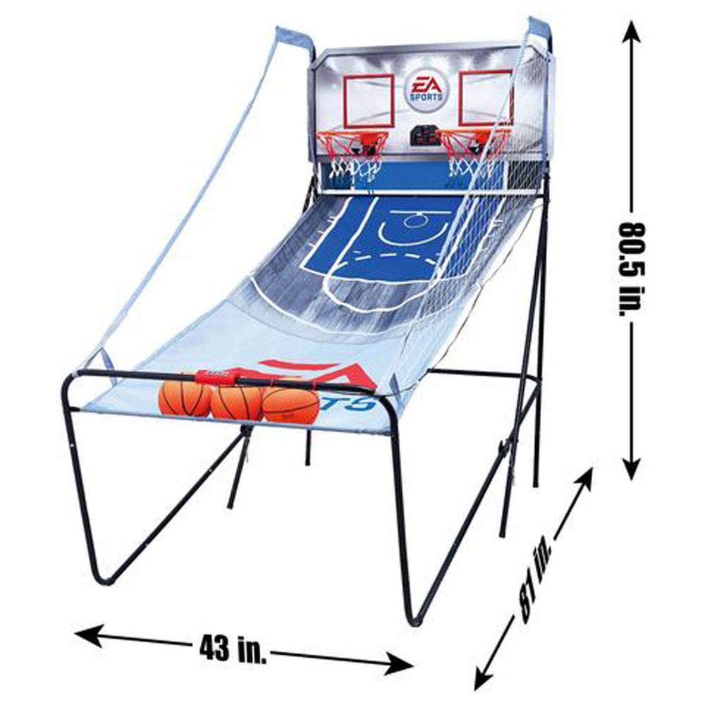 EA Sports 2 Player Indoor Basketball Arcade Game + Electronic Scoreboard (Used)