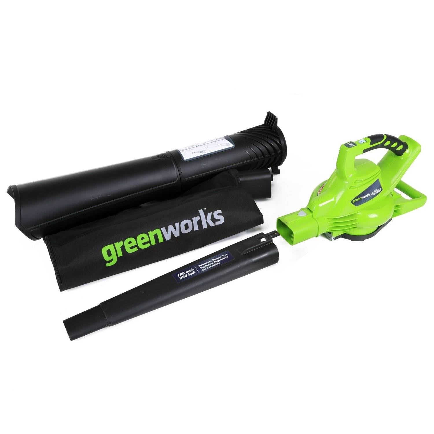 Greenworks Cordless GMax 40V 185 MPH Blower/ Vacuum | Blower Only (Open Box)